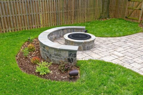 Wood Burning Fire Pit with Smokeless Insert