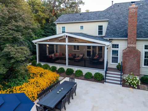 After of Herndon, VA Screened Porch.