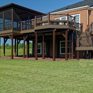 Deck with Composite Trim & Underside Finishing